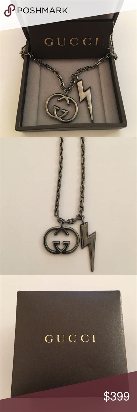 gucci lightning bolt necklace|Socks On Sale .